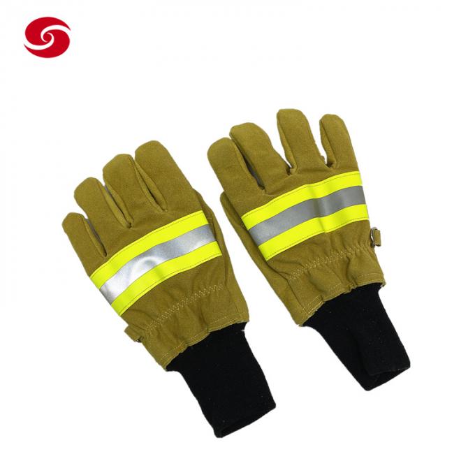Militaire Hittebestendige Brandbestrijdings van de de Brandredding van Brandbestrijdersfireman gloves emergency de Veiligheidshandschoenen van Protictive
